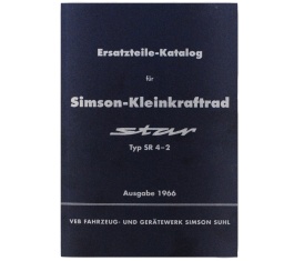 Ersatzteilkatalog, Ersatzteilliste - SIMSON Star, SR4-2 - Ausgabe: 1966 