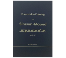 Ersatzteilkatalog, Ersatzteilliste für Simson Moped Spatz SR4-1 - Ausgabe 1976 