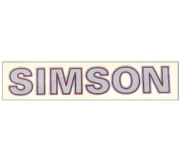 Aufkleber / Schriftzug "SIMSON" 