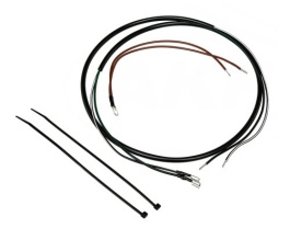 Kabelsatz für rechte und linke hintere Blinkleuchten - schwarze Ummantelung, Querschnitt 0,75 mm² 