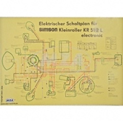 Schaltplan (69x49cm) KR51/2L electronic 