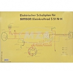 Schaltplan (69x49cm) S51N-H 