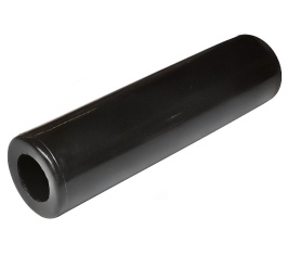 Schutzhülse für hydraulisches Federbein - schwarzer Kunststoff - hinten - lange Ausführung 