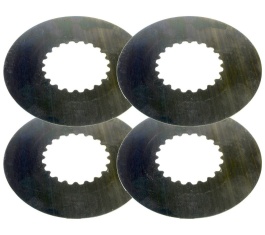 SET: 4 x Kupplungslamelle, Kupplungsscheibe (Stahl) - 0,6 mm 