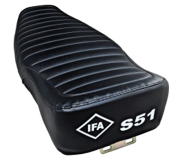 Sitzbank S51 - schwarz, strukturiert - Enduro - IFA S51 