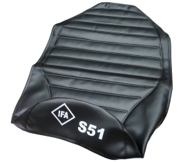 Sitzbezug "IFA S51" - schwarz, strukturiert - S51 