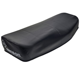 Sitzbezug "SIMSON", schwarz, glatt - für kurze Sitzbank 