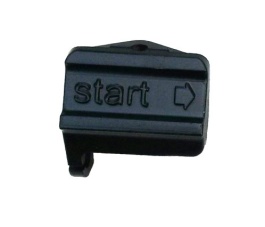 Starterzugwiderlager - mit START Logo - schwarz pulverbeschichtet 