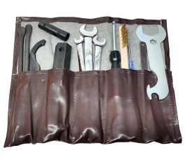 Werkzeugtasche braun - SET (14-teilig) gepackt - Simson Bordwerkzeug 
