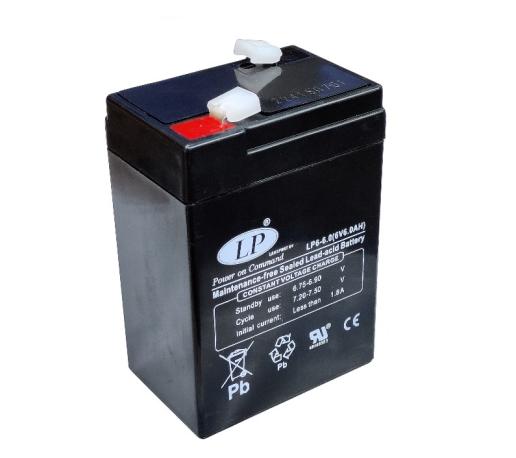 AGM-Batterie - 6V 6Ah - (Vlies - wartungsfrei) - Schwalbe, SR50