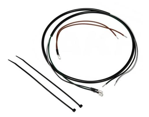Kabelsatz für rechte und linke hintere Blinkleuchten - schwarze Ummantelung, Querschnitt 0,75 mm²