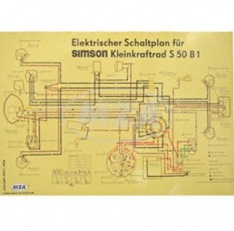 Schaltplan (69x49cm) S50B1
