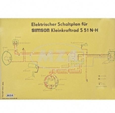 Schaltplan (69x49cm) S51N-H