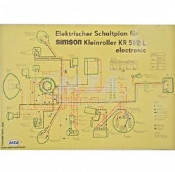 Reparaturanleitung Simson Schwalbe KR51/2  Simson S51 mit elektr Schaltplan 