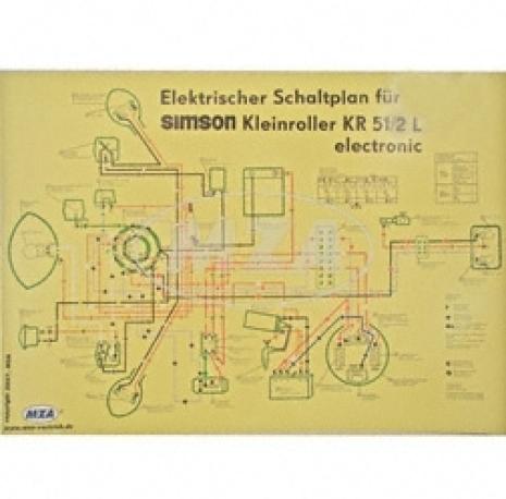 Schaltplan (69x49cm) KR51/2L electronic