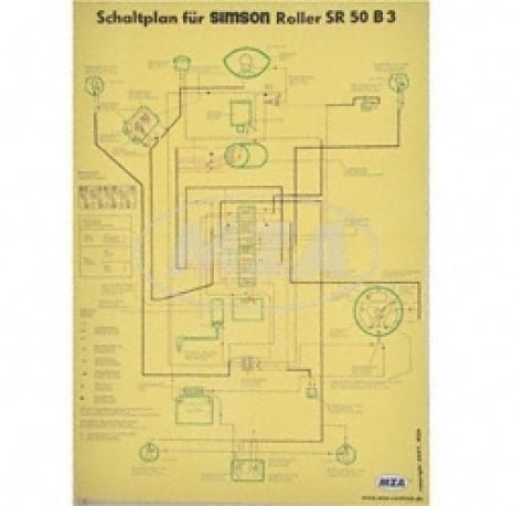 Schaltplan (40x57cm) SR50B3