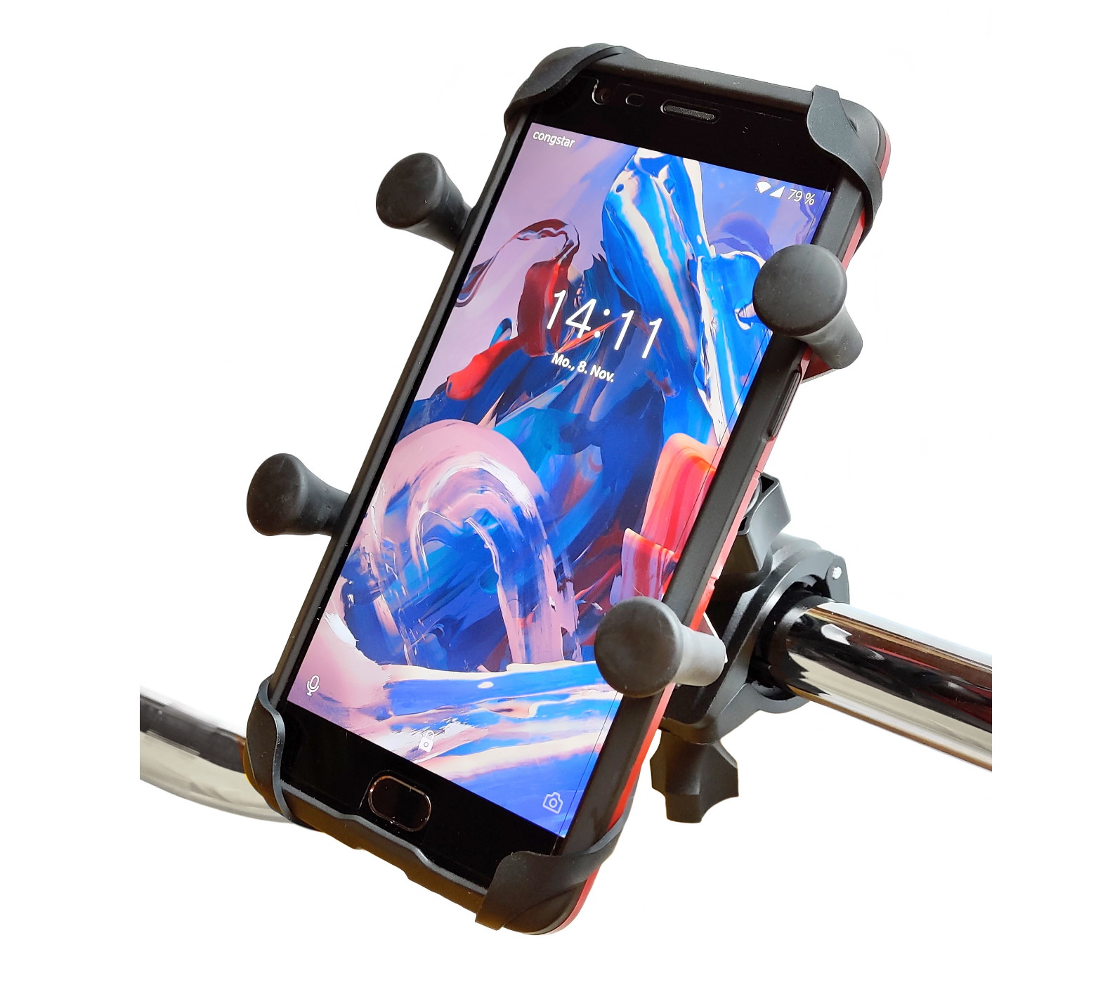 Simson Smartphonehalterung, universell, X-Grip, 360° drehbar